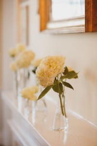 Hydrangeas and roses at The trafalgar